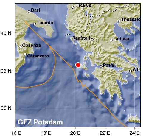 Grecia: nuove forti scosse sulla costa dello Ionio