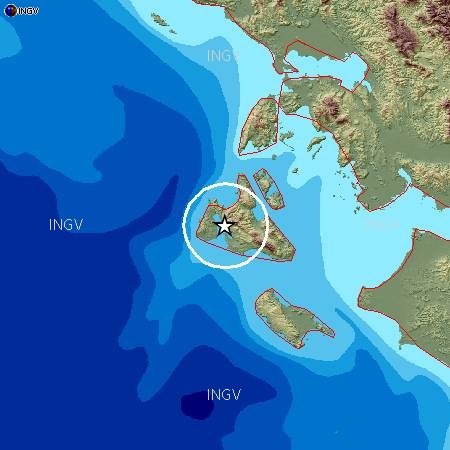 Numerose scosse di terremoto, fino di magnitudo 6.3, nell’isola greca di  Cefalonia. Avvertite a Brindisi e Bari