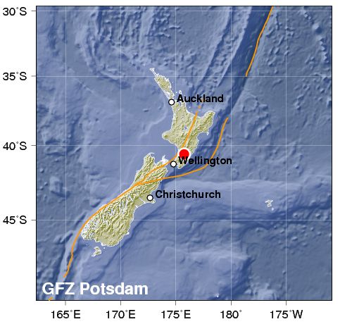 Forte terremoto di magnitudo 6.2 colpisce la Nuova Zelanda. Nessun danno registrato a persone o cose