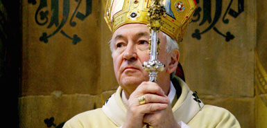 Duro attacco del prossimo cardinale di Westminster, Vincent Nichols, al cattolico ministro inglese che vuole ridurre la spesa sociale