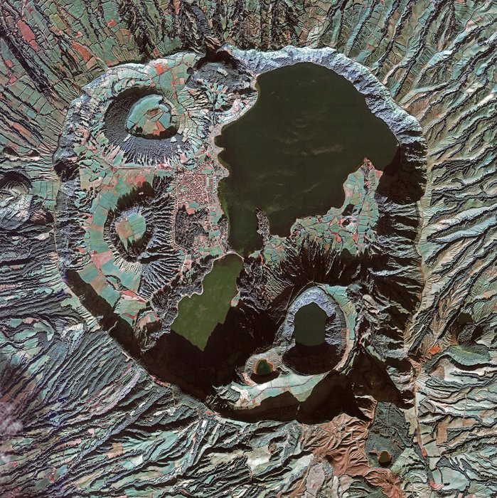 L’Isola di San Miguel nelle Azzorre nell’immagine dell’Agenzia Spaziale Europea