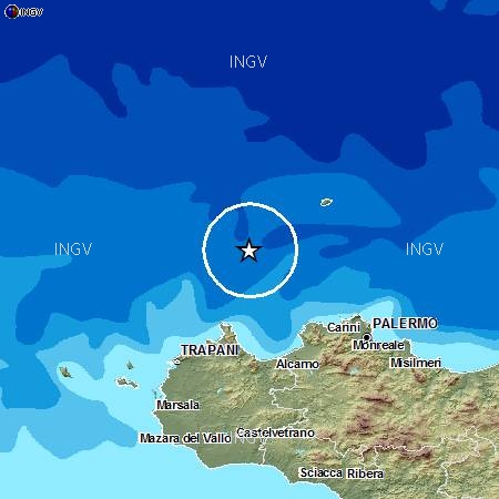 Altro terremoto al largo della Sicilia, 3.6 gradi