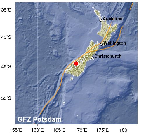 Violento terremoto scuote la Nuova Zelanda. Magnitudo 5,6
