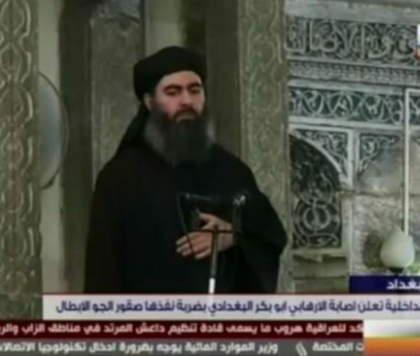 Il capo dell’Isis, al-Baghdadi, sarebbe restato invalido dopo attacco aereo Usa