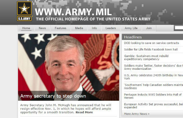 Chiuso temporaneamente sito Esercito Usa per attacco hacker: accuse alla Siria