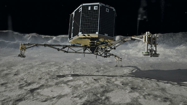 La sonda Philae riprende a trasmettere dalla cometa su cui è stata portata dal satellite Rosetta