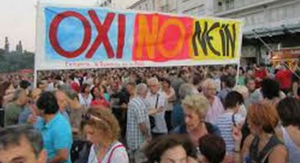 Il giorno della verità per la Grecia divisa tra Oxi, No, ed il si all’austerità e all’Europa