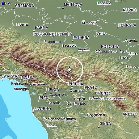 Terremoto tra Bologna e Pistoia avvertito in una larga area. Nella stessa zona sciame sismico ad aprile