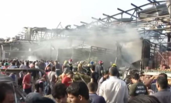 Baghdad: 59 morti e 200 feriti per un camion imbottito di esplosivo fatto saltare in un mercato