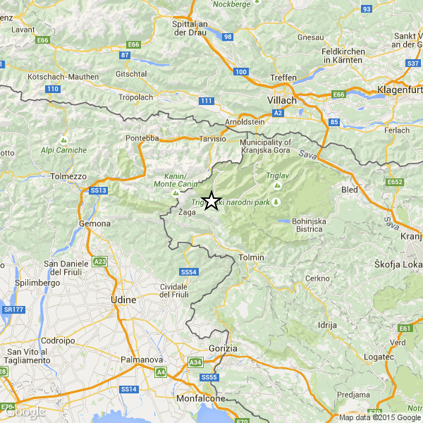 Terremoto al confine tra Italia e Slovenia. Avvertito in Provincia di Udine