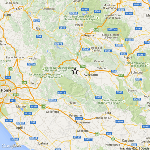 Abruzzo: serie di scosse, ma sotto intensità 3.0, tra l’Aquila e Chieti