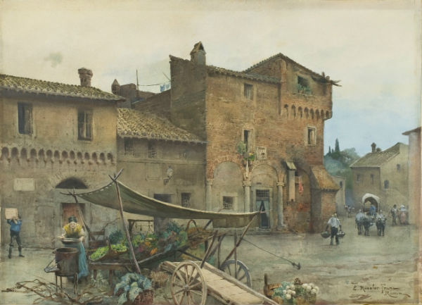Ettore Roesler Franz l’artista che diventa testimone della Roma del suo tempo e dello scempio che verrà
