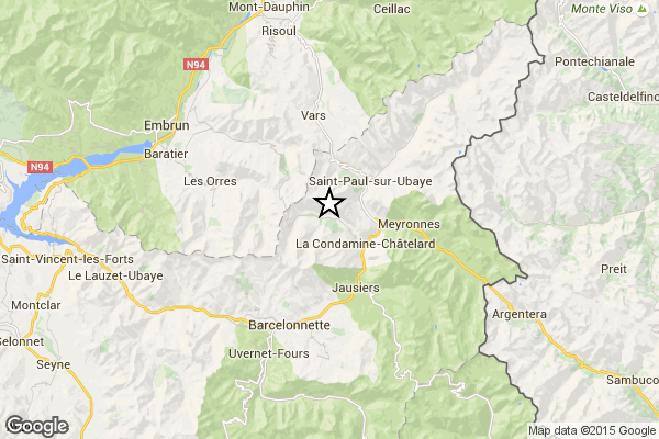 Terremoto sulle Alpi, al confine tra Francia e Italia