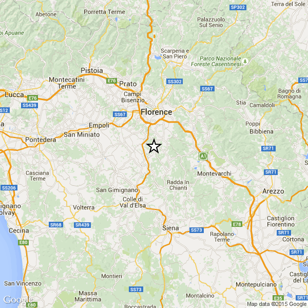 Terremoto tra Firenze e Chianti spaventa, ma non fa danni