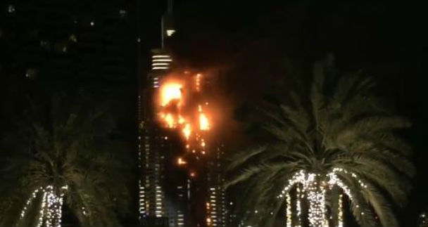 Dubai: incendio vicino al più alto grattacielo del mondo
