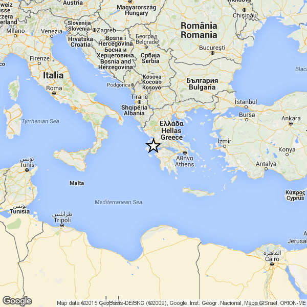 Forte terremoto in Grecia sul Mare Ionio. Numerose scosse in tutto il paese ellenico