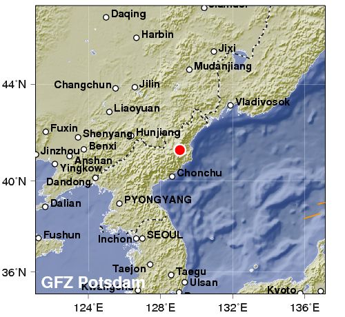 Esperimento nucleare Nord Corea provoca terremoto di 5.3