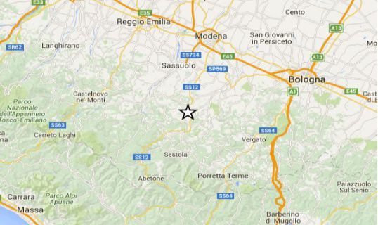 Modena: terremoto spaventa senza fare danni