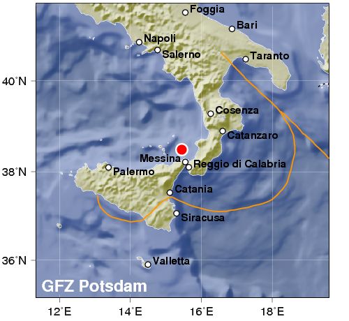Sicilia: forte terremoto. Troppo profondo per fare danni