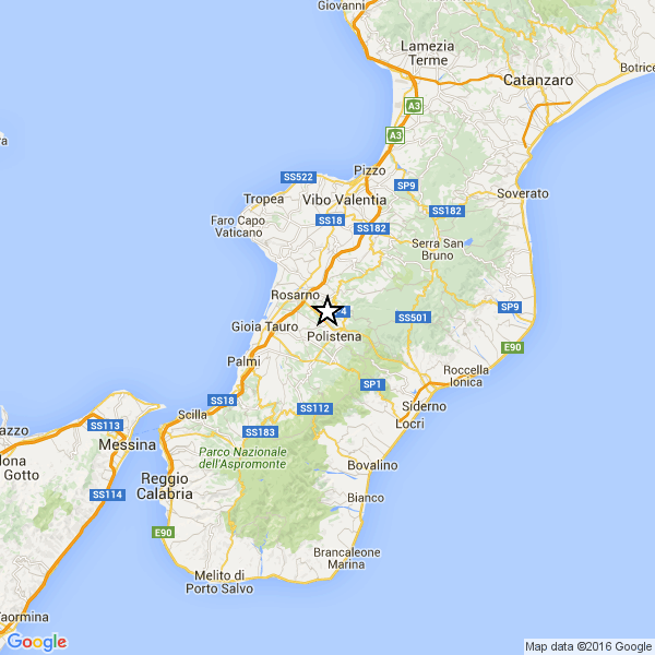 Terremoto a Reggio Calabria. 3.1 di magnitudo