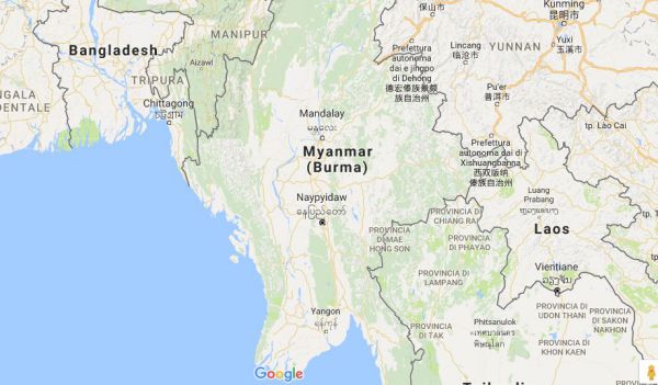 Violento terremoto, 6.8, colpisce il Myanmar