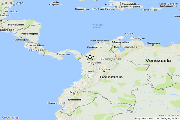 Violento terremoto colpisce la Colombia