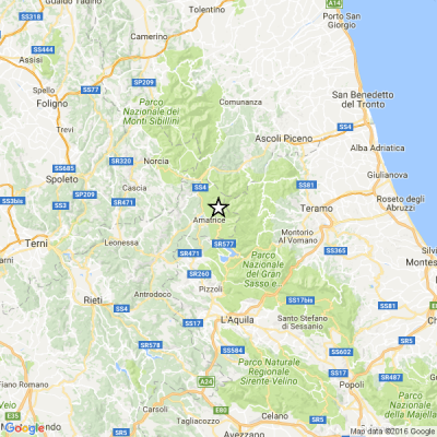 Nuova scossa di terremoto ad Amatrice