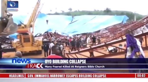 Nigeria: crolla chiesa. 60 morti