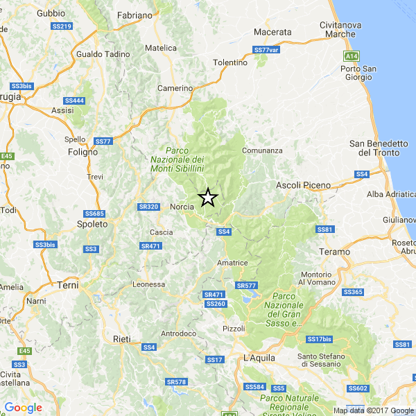 Ancora scosse di terremoto tra Marche, Umbria e Lazio
