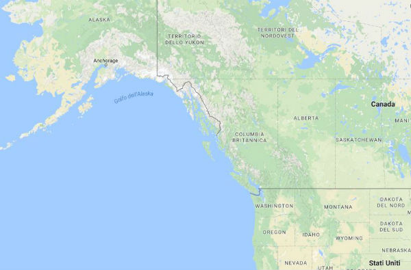 Forti scosse di terremoto in Canada: 6.3 e 6,2