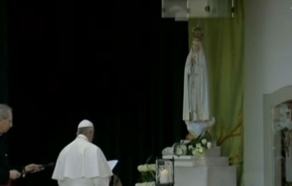 Papa Francesco a Fatima a 100 anni dall’apparizione della Madonna