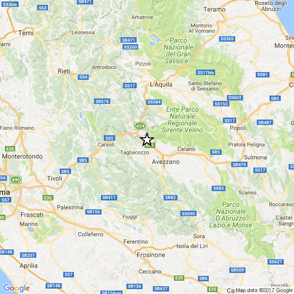 Terremoto: 3.9 nella Marsica. 3.7 a Piacenza. Scuole chiuse ad Avezzano