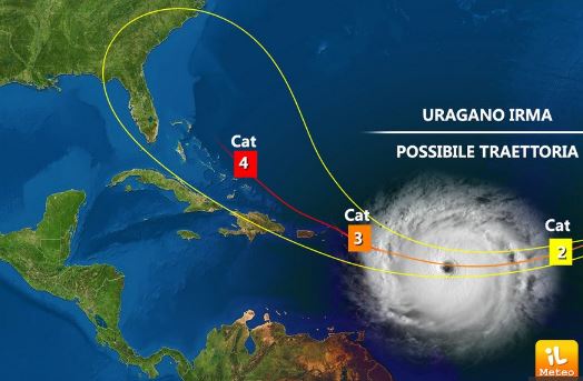 Uragano Irma nei Caraibi: 10 morti e decine di feriti