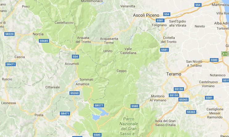 Forte scossa di terremoto a Cittareale ( Rieti ) : 3.7
