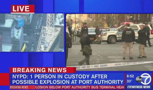 New York: esplosione nella metropolitana. Feriti. Un arrestato