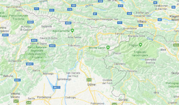 Terremoto: panico in Friuli