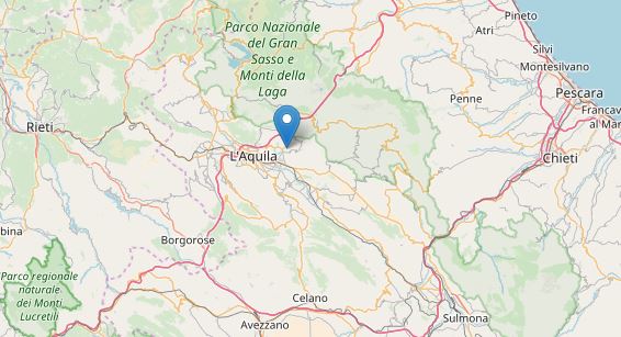 Forte terremoto a L’Aquila: 3.9