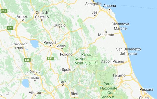 Terremoto a Macerata nella notte: 3.4