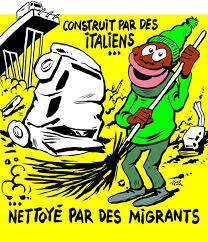 Charlie Hebdo pretestuosamente contro tutti gli italiani, per il ponte di Genova