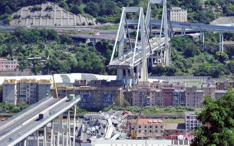 Genova. Il maltempo blocca lo smantellamento del ponte