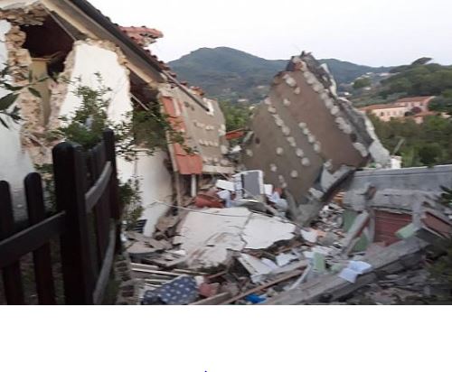 Isola d’Elba: esplosione in una palazzina. Due morti e tre feriti