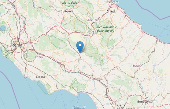 Forte scossa di terremoto in Abruzzo . Avvertita fino a Roma e Napoli