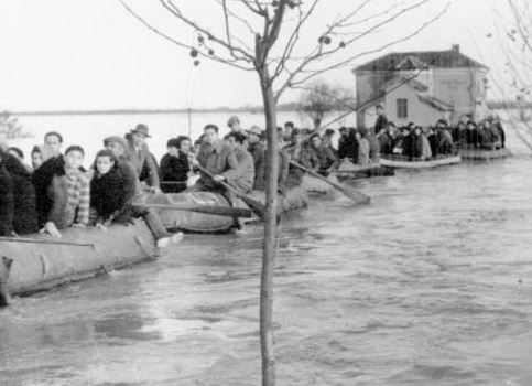 L’alluvione del Polesine e la solidarietà