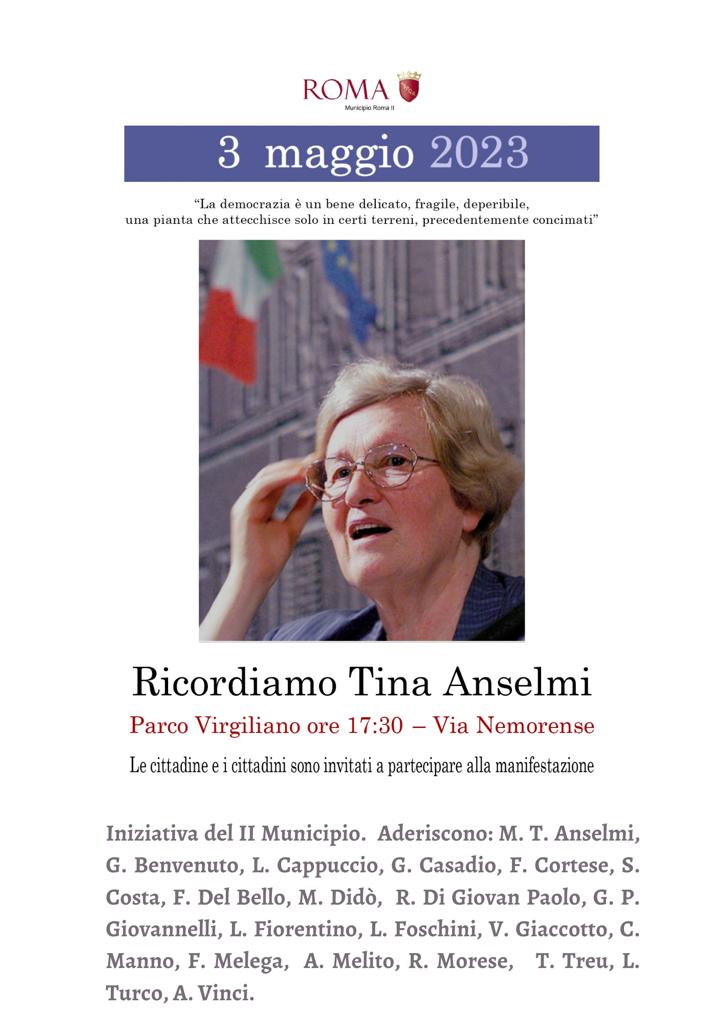 Il ricordo di Tina Anselmi a Roma e a Montebelluna